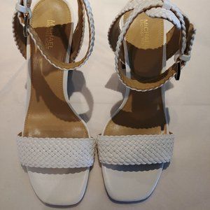 Michael Kors Petra Ankle-Strap Braided Sandal